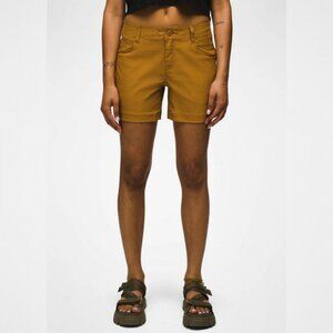 NWT Women Prana Halle Short II Color Earthbound Size10 Lightweight Hiking Shorts